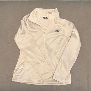 North face womens medium light gray jacket